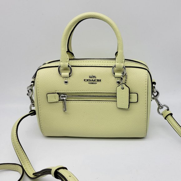 Coach Mini Rowan Crossbody C9950 Pale Lime Green - Picture 1 of 8